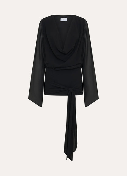 Sorrel Long Sleeve Mini Dress - Black